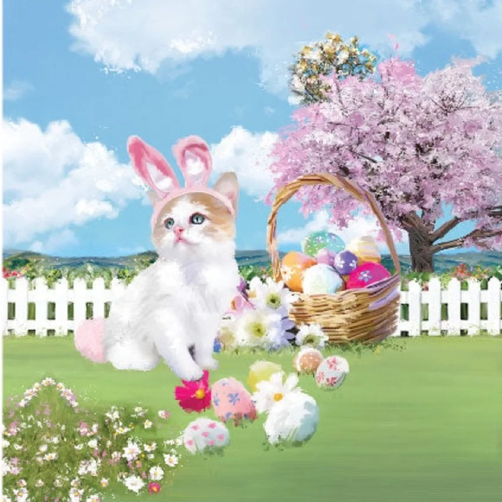 🆕Treasures #1406 “Easter Mischief” Pop Up Easter Card